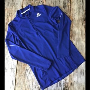 Ladies 1/4 zip Adidas top